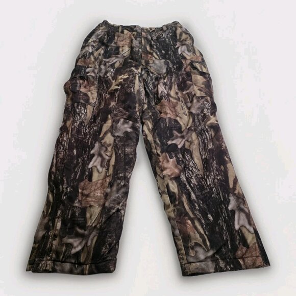 Backwoods Camo Hunting Pants Men L Pure Camo Vertical HD Insulated Lined Pockets - Picture 8 of 16